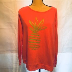 Lilly Pulitzer Pink Pineapple Long Sleeve Medium
